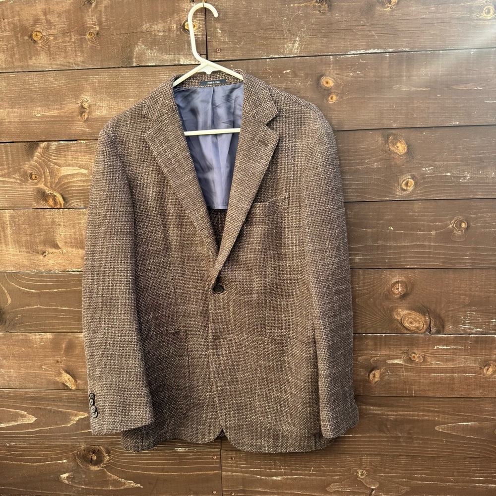 Suitsupply Havana Wool Silk Blazer Size 50